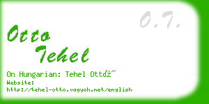 otto tehel business card